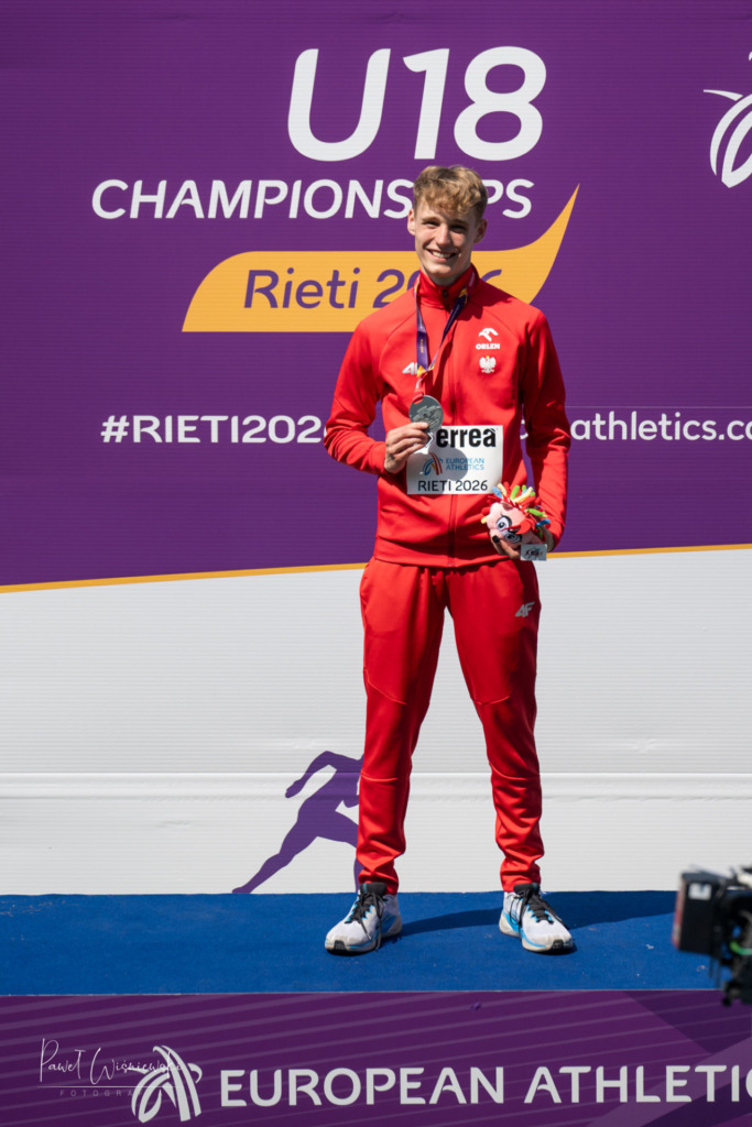 Dawid Barański ze srebrnym medalem Mistrzostw Europy U18